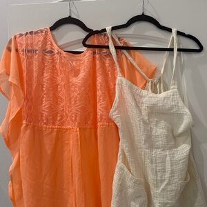 Two Xhilaration Swim Coverup